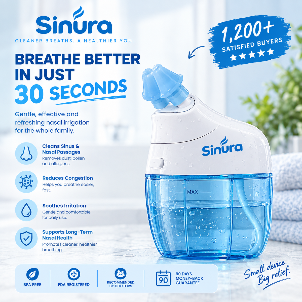 Sinura Nasal Irrigator